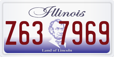 IL license plate Z637969