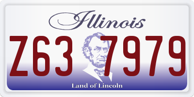 IL license plate Z637979