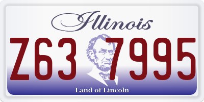 IL license plate Z637995