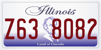 IL license plate Z638082