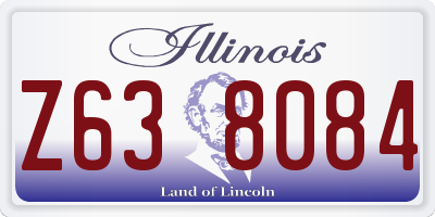 IL license plate Z638084