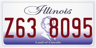 IL license plate Z638095