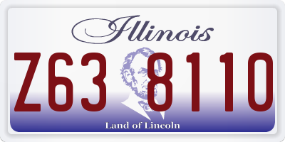 IL license plate Z638110