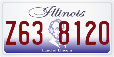 IL license plate Z638120