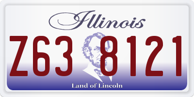 IL license plate Z638121