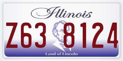 IL license plate Z638124
