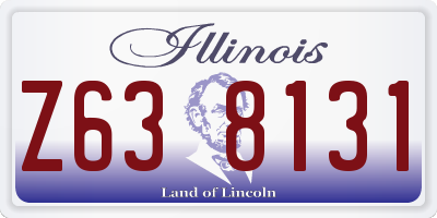 IL license plate Z638131