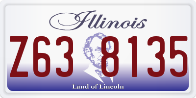 IL license plate Z638135