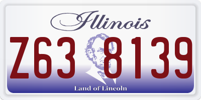 IL license plate Z638139