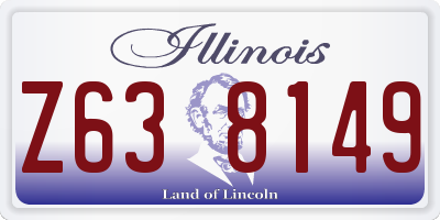 IL license plate Z638149
