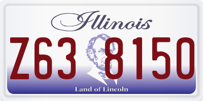 IL license plate Z638150