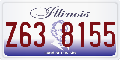 IL license plate Z638155
