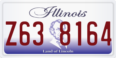 IL license plate Z638164
