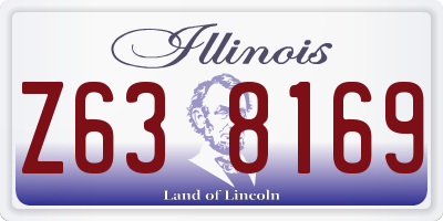 IL license plate Z638169