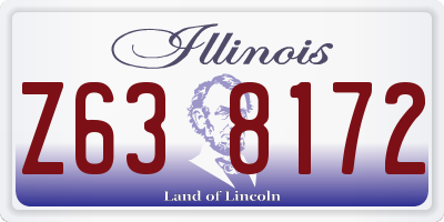 IL license plate Z638172