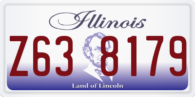 IL license plate Z638179