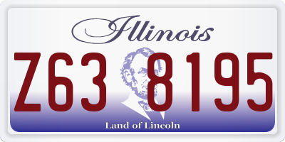 IL license plate Z638195