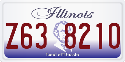 IL license plate Z638210