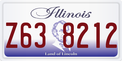 IL license plate Z638212