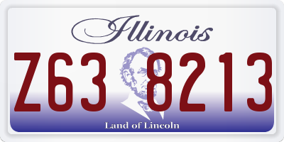 IL license plate Z638213