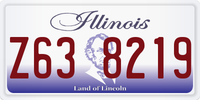 IL license plate Z638219