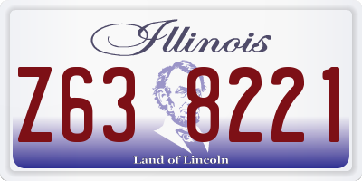 IL license plate Z638221