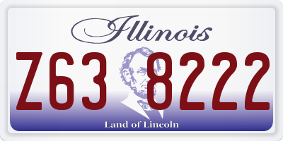 IL license plate Z638222