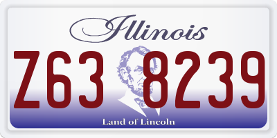 IL license plate Z638239