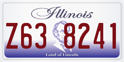 IL license plate Z638241