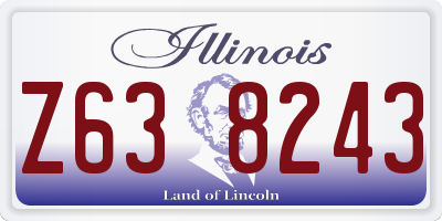 IL license plate Z638243