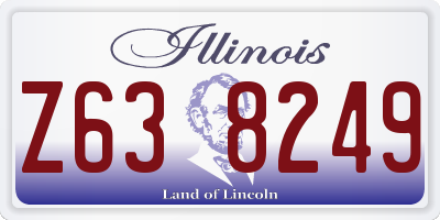 IL license plate Z638249