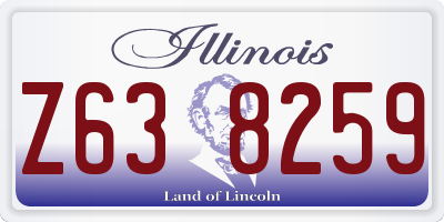 IL license plate Z638259