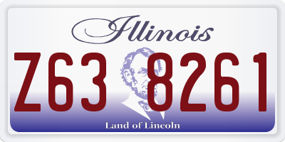 IL license plate Z638261