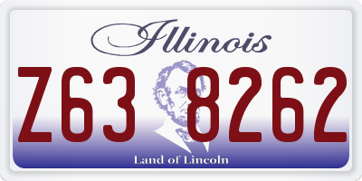 IL license plate Z638262