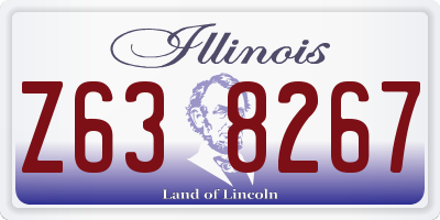 IL license plate Z638267
