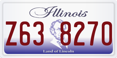 IL license plate Z638270