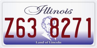 IL license plate Z638271
