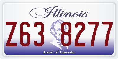IL license plate Z638277