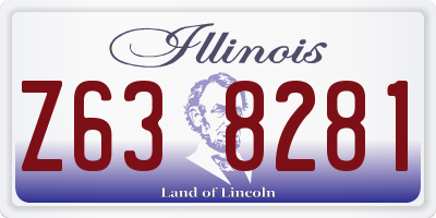 IL license plate Z638281