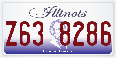 IL license plate Z638286