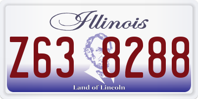 IL license plate Z638288