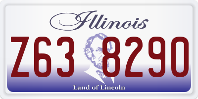 IL license plate Z638290