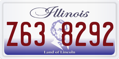 IL license plate Z638292