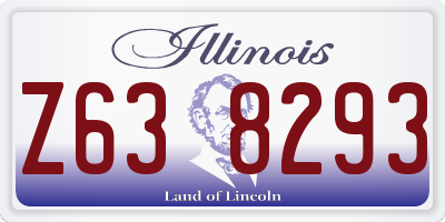 IL license plate Z638293