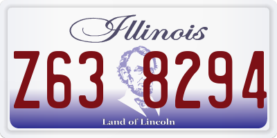 IL license plate Z638294