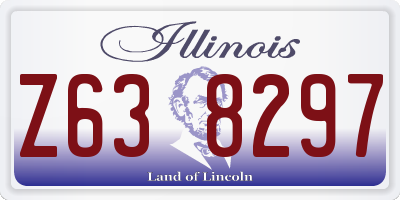 IL license plate Z638297
