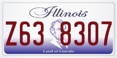 IL license plate Z638307