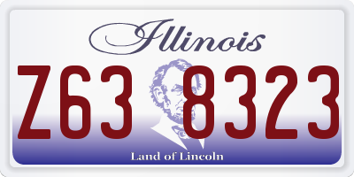IL license plate Z638323