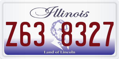 IL license plate Z638327