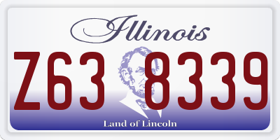 IL license plate Z638339